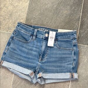 American Eagle Outfitters Women's Blue Denim Shorts